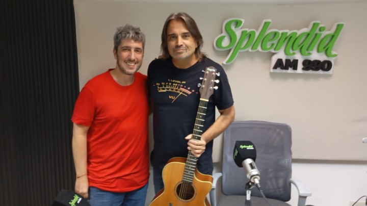 Fabián Gallardo junto a Jey en Splendid