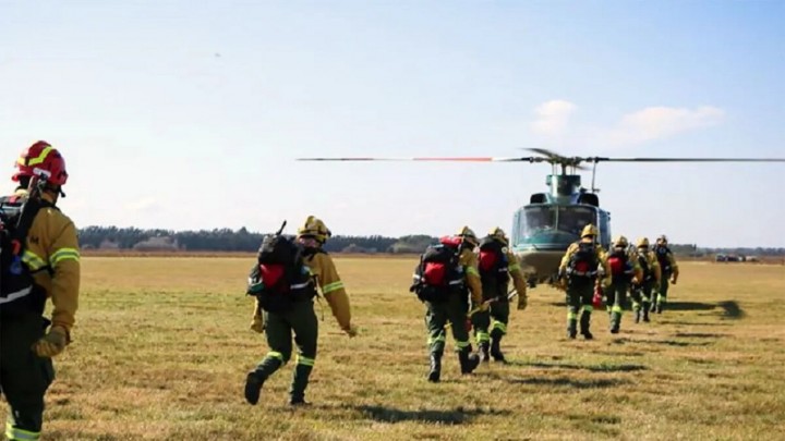 Incendios: "Hoy perduran tres focos grandes de fuego"