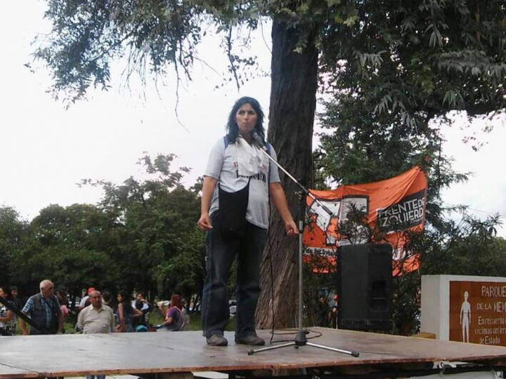 "No queremos más mujeres muertas, no queremos seguir perdiendo hermanas en la provincia de Jujuy"  Anabel Yacianci