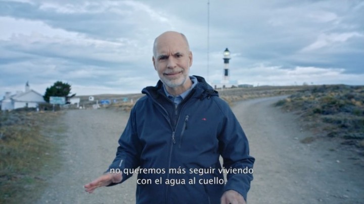 En un paraje desértico del sur, Rodríguez Larreta lanzó su precandidatura presidencial