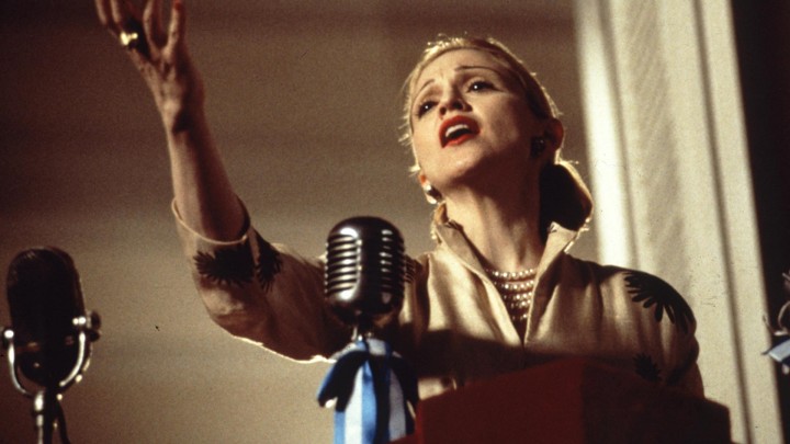 El año en que Madonna quiso ser Evita.