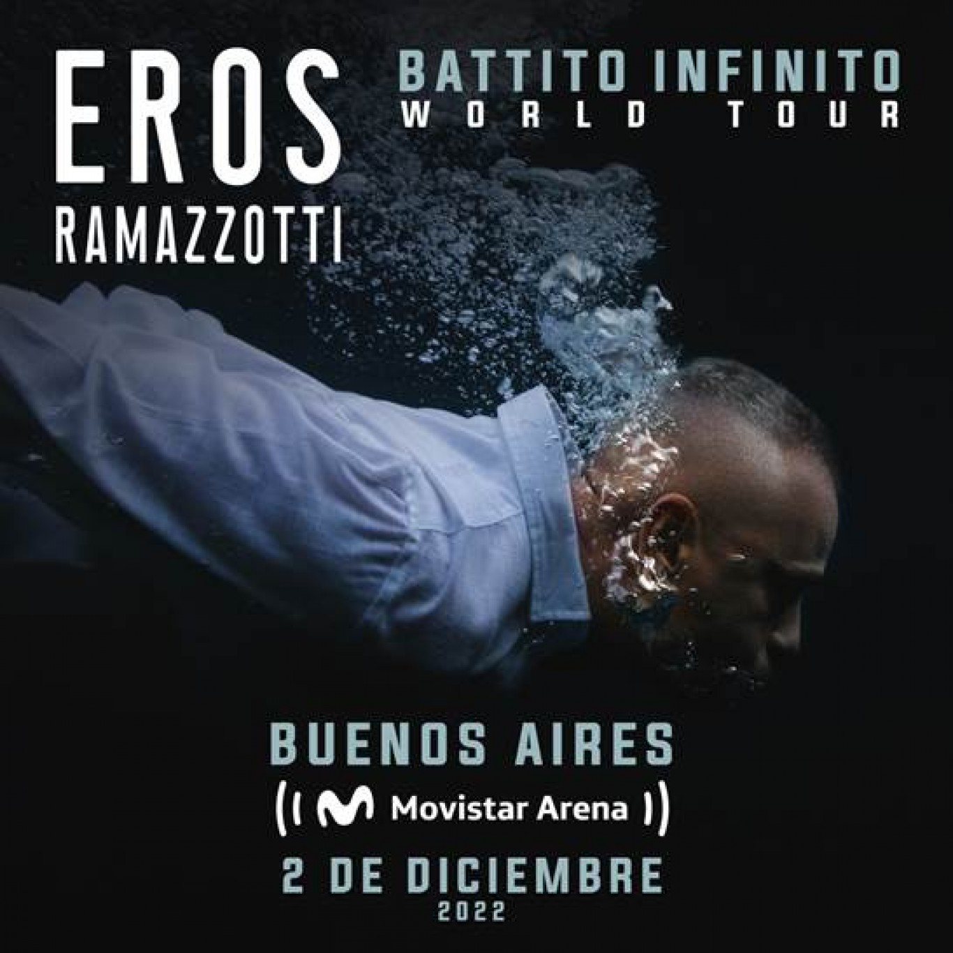 EL GRAN REGRESO DE  EROS RAMAZZOTTI  2 DE DICIEMBRE MOVISTAR ARENA