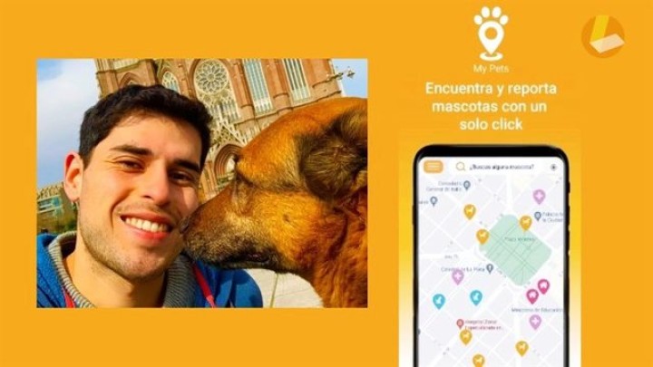 Federico Borskelman:&quot;A partir de ver un perro perdido en la calle es que pensé si eso me podía pasar a mi. Así nació la idea de la App&quot;