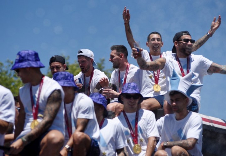 Los mensajes de los jugadores de la Selección tras la fiesta a medias por la conquista de la Copa